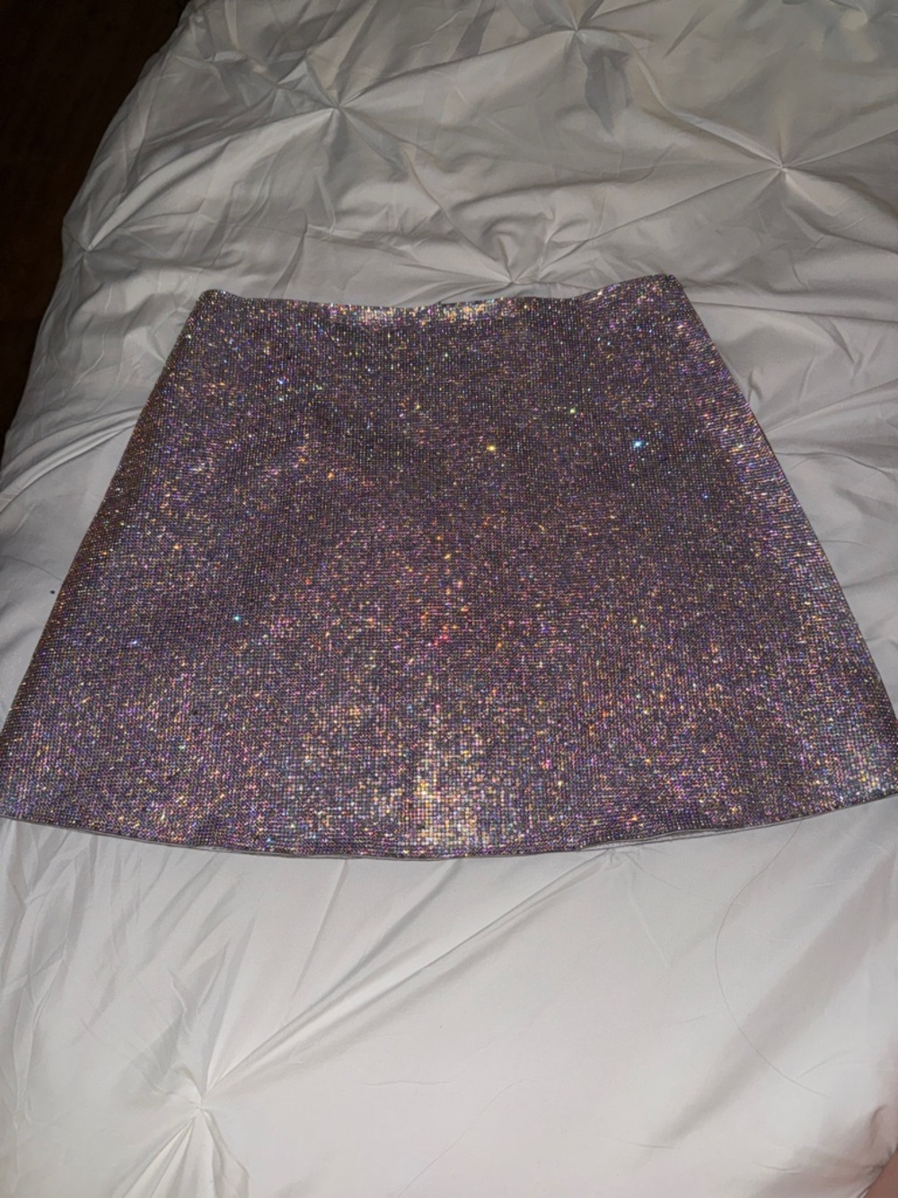 House of Harlow rhinestone mini skirt